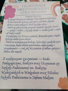 14 listopada Międzynarodowy Dzień Seniora. W tym